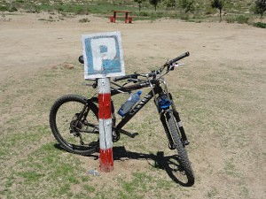 Fahrrad-Parkplatz